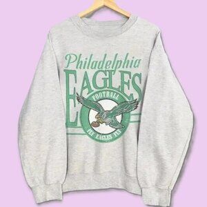 VTGPhiladelphia Eagles Football Sweatshirt, Retro Philadelphia Eagles NFL